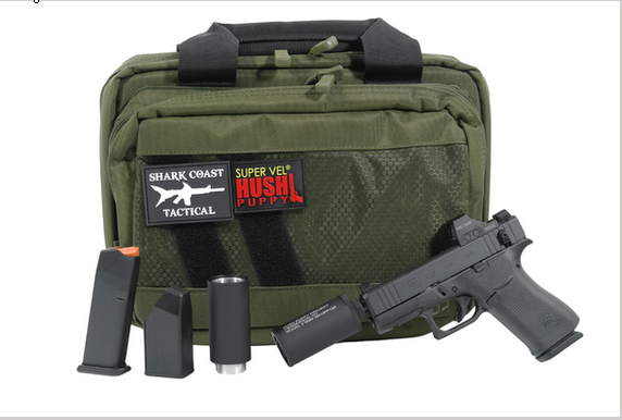 Shark Coast Tactical, Glock 43X Hush Puppy Kit, Black 9mm